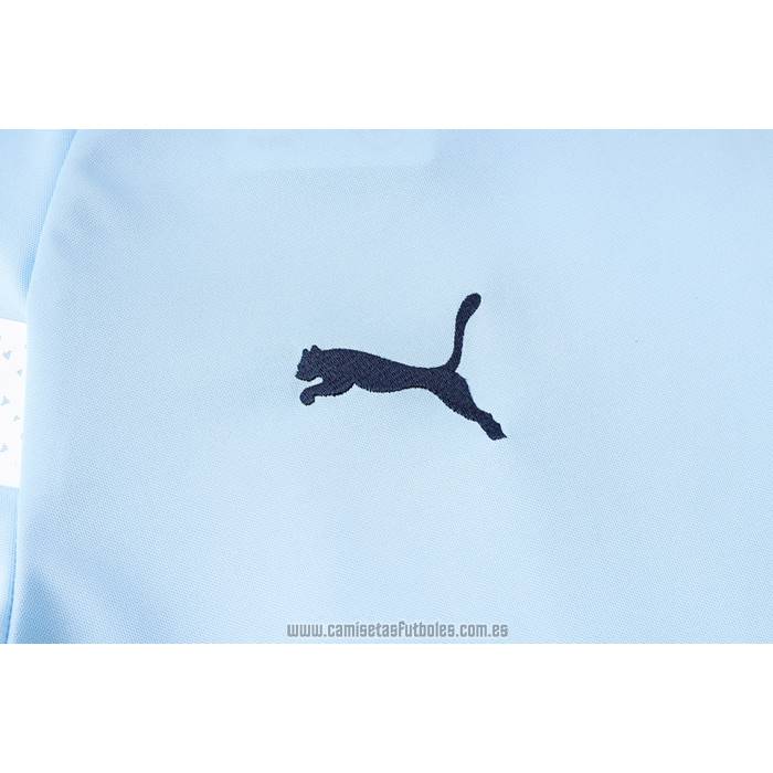 Chandal del Manchester City Manga Corta 2022-2023 Azul